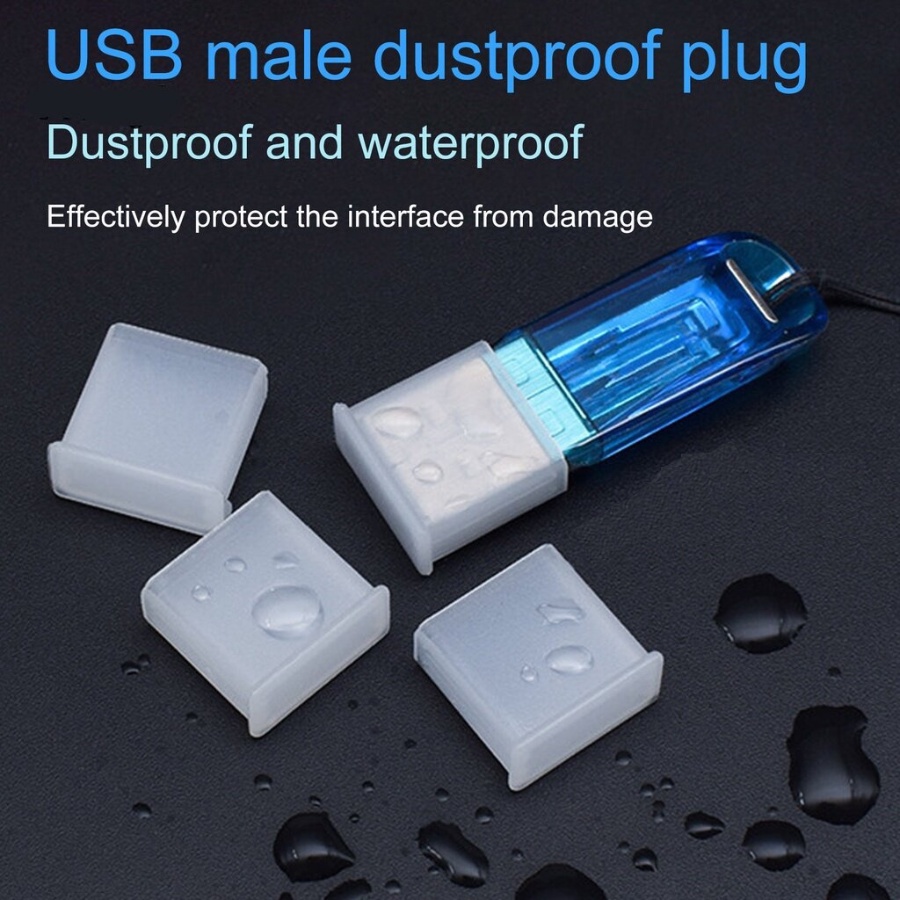 10 Pcs Anti-Dust Plug USB 2.0 3.0 Data Port USB Protector Laptop Jacks ...