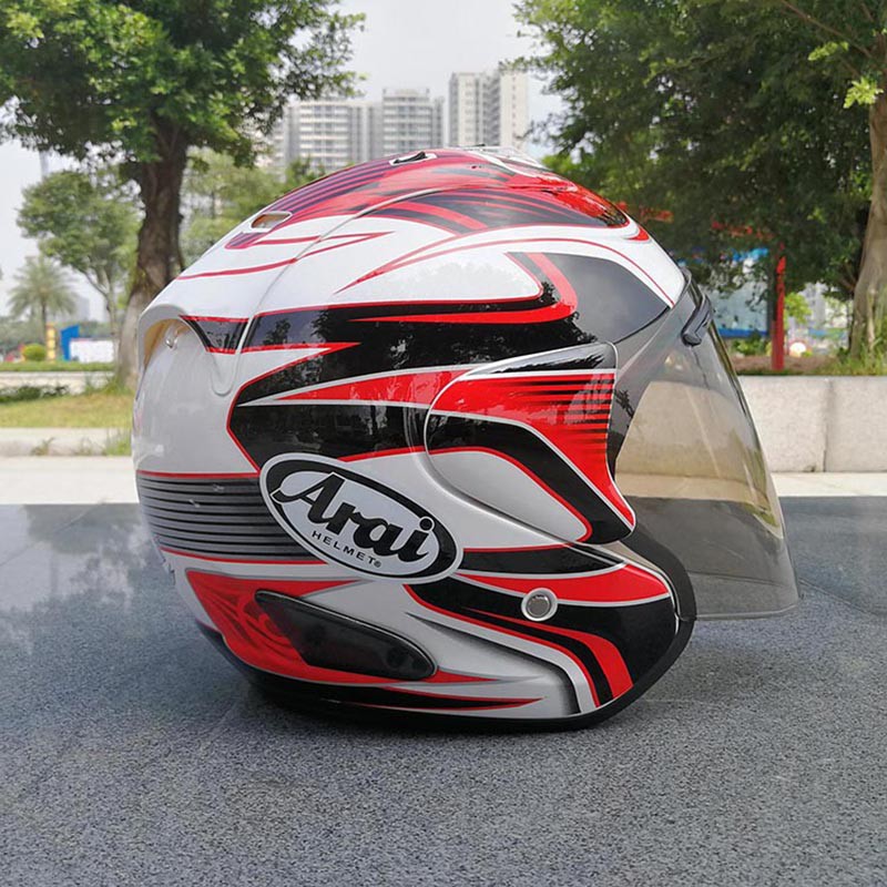 Arai RAM III SZ Helmet Red and White Motorcycle Motosikal | Shopee Malaysia