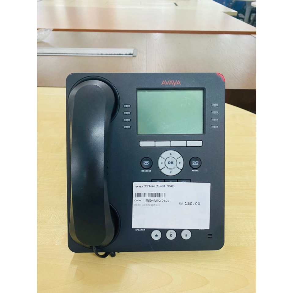 Avaya IP Phone (Model : 9608) / Used Item / Work Home Office / Good Budget  | Shopee Malaysia