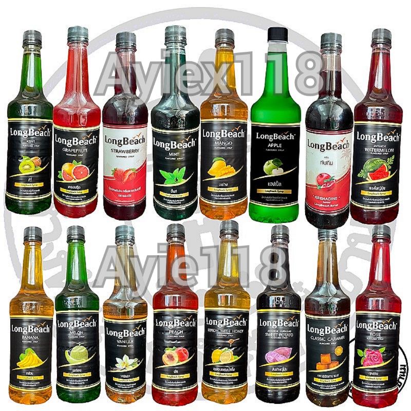 Syrup LB 740 ml halal [ SYRUP LONG BEACH ] Shopee Malaysia
