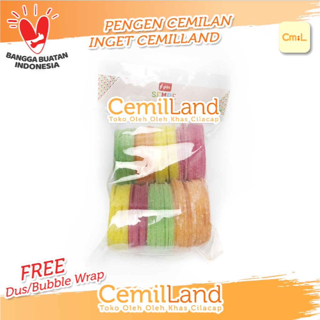Sempe Gita Snack Krupuk Sempe Simping Opak Gambir Snack Jadul | Shopee ...