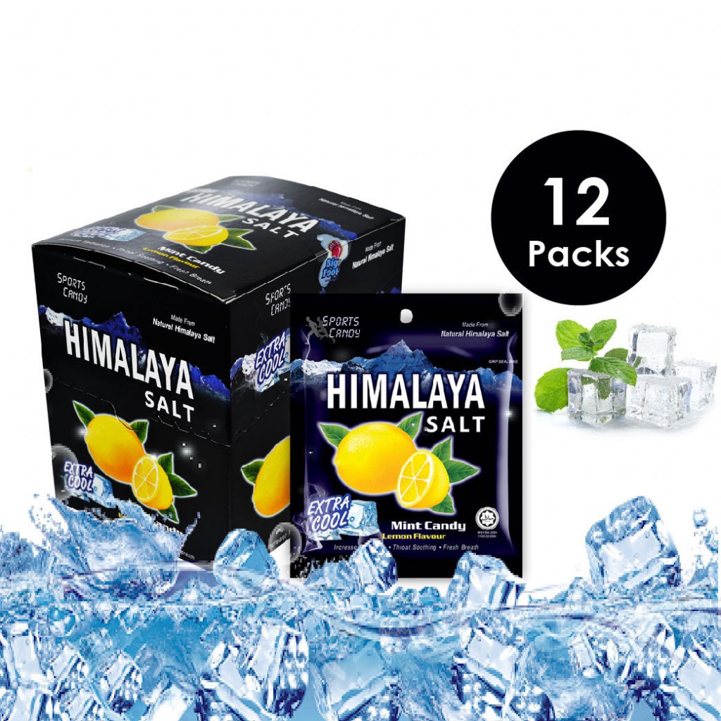 Himalaya Salt Sports Candy - Extra Cool Lemon 15gx12packs (1 Box ...