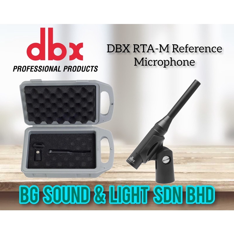 DBX RTAM Measurement Microphone Shopee Malaysia
