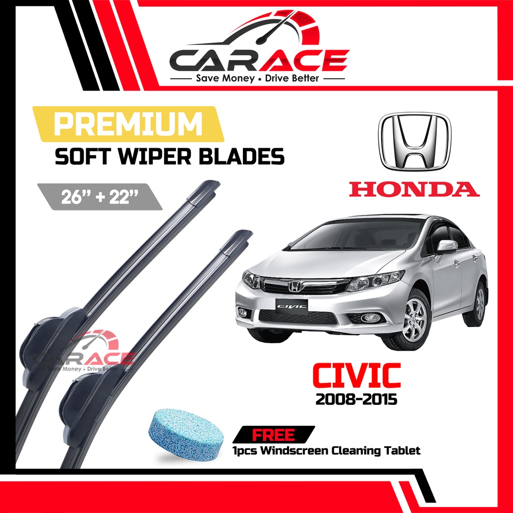 2008 honda deals civic wiper blades