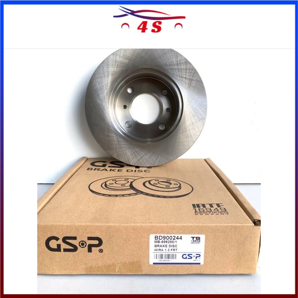 100% ORIGINAL GSP PROTON WIRA 1.3 FRONT BRAKE DISC ROTOR (1 SET ...