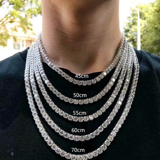 Diamond hot sale necklace men