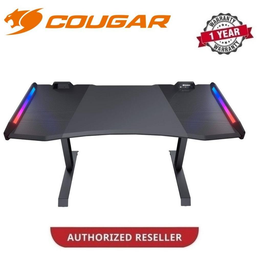 Cougar MARS Ergonomic Design Gaming Table/ Desk with Dazzling Dual ...