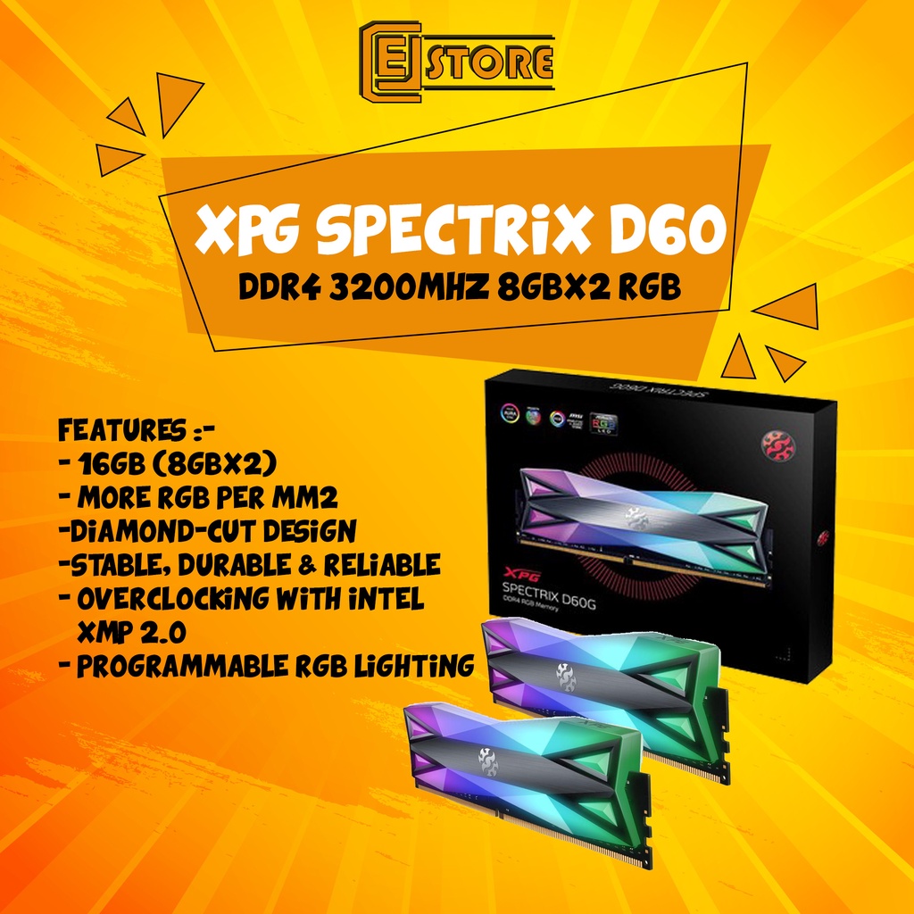 SPECTRIX D60G DDR4 RGB Memory Module