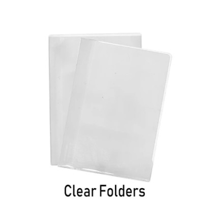 PVC Transparent File Folder Document Holder L Shape & C Shape | Shopee ...
