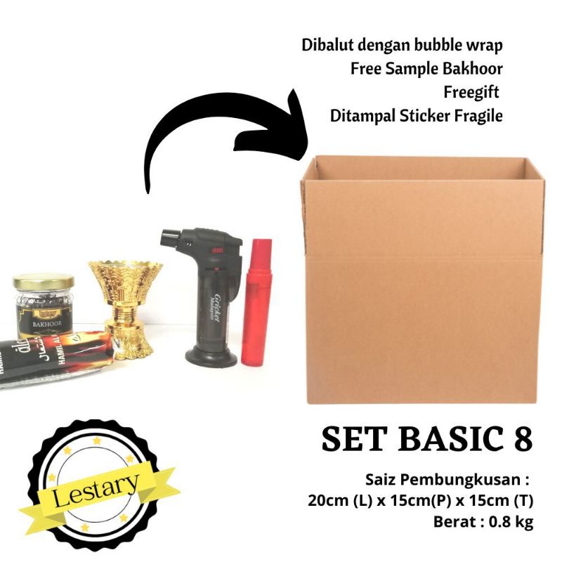 Complete Bakhoor Set -Basic | Shopee Malaysia