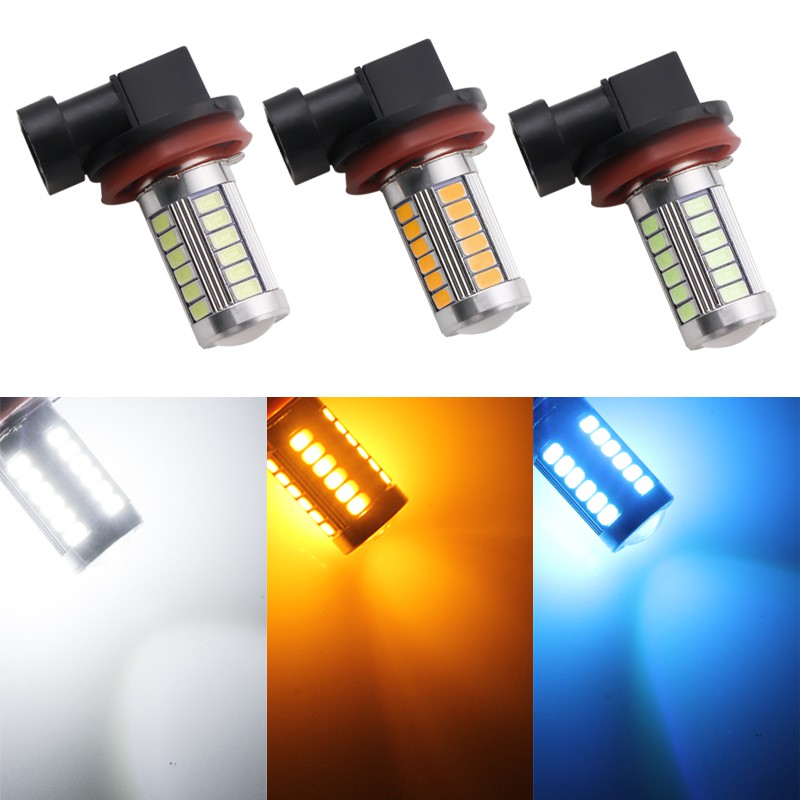 1PCS Car Fog Lamp Bulb H8 H11 LED 9005 9006 5630 33SMD 33SMD LED Car