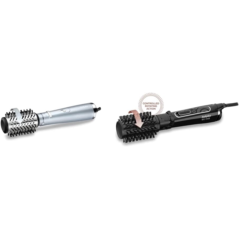 BaByliss HydroFusion Air Styler & Big Hair 50 mm Rotating Hot Air Styling Brush Shopee Malaysia