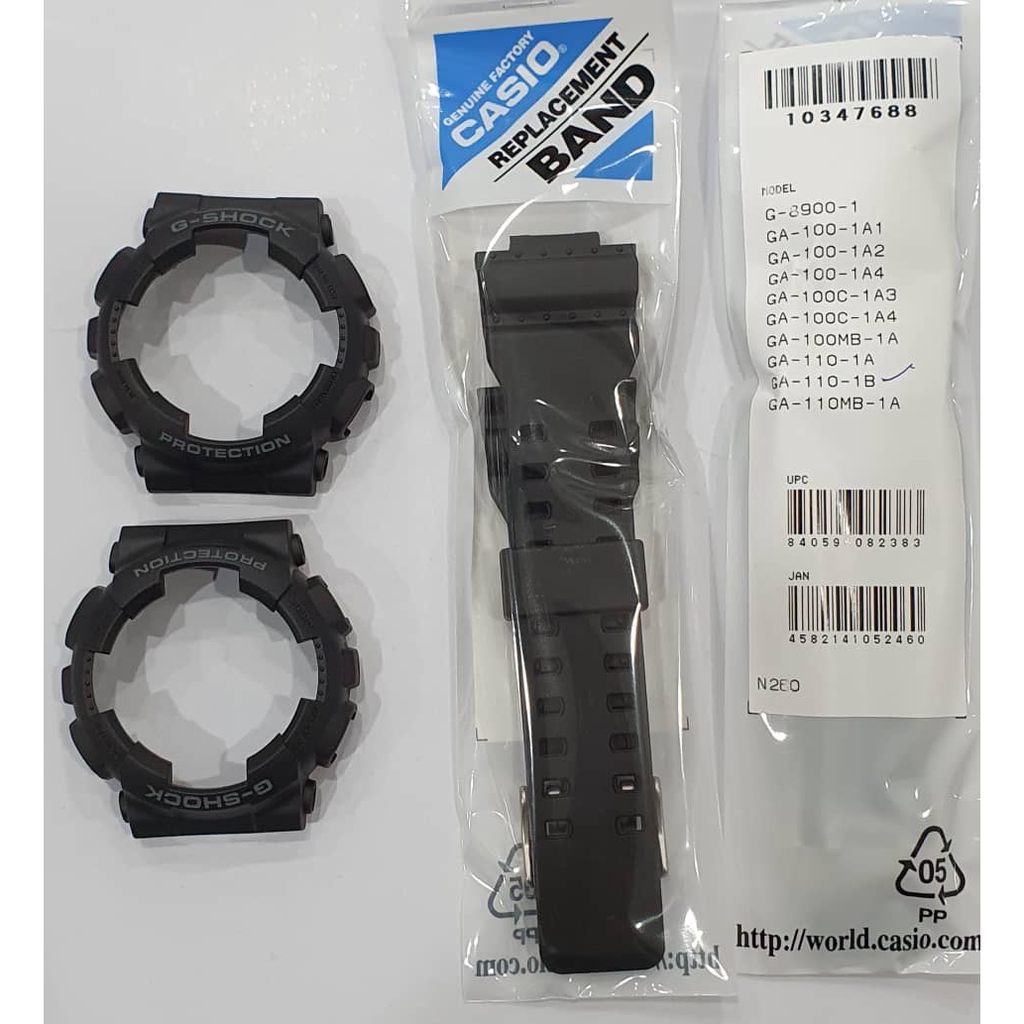 Casio G Shock GA 110 1B Replacement Parts Band and Bezel