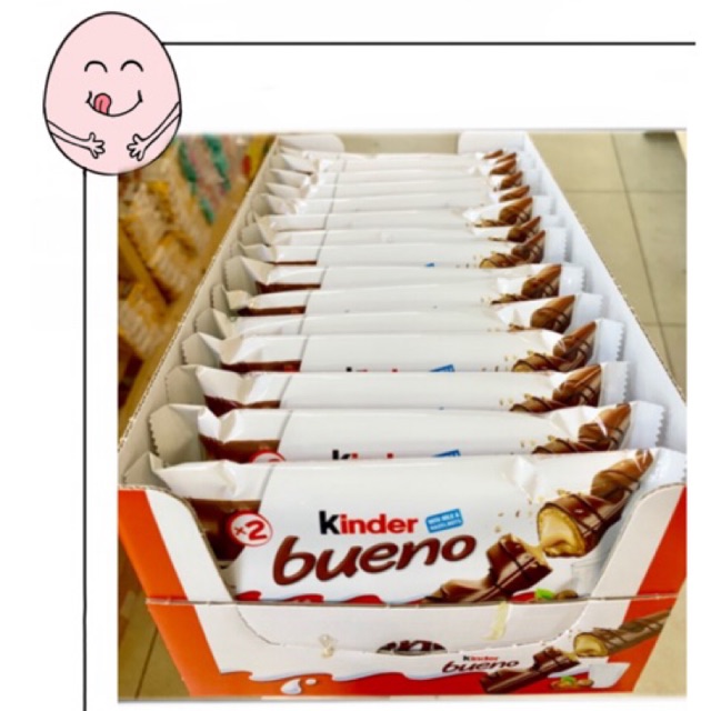 [ Halal ] Kinder Bueno chocolate bar [{30 pack per box}] Shopee Malaysia