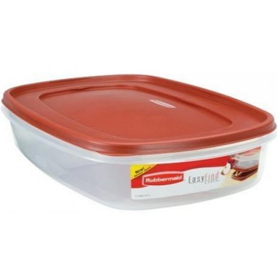 RUBBERMAID 1.5Gal Easy Find Lids Container(7J76)-Racer Red | Shopee ...