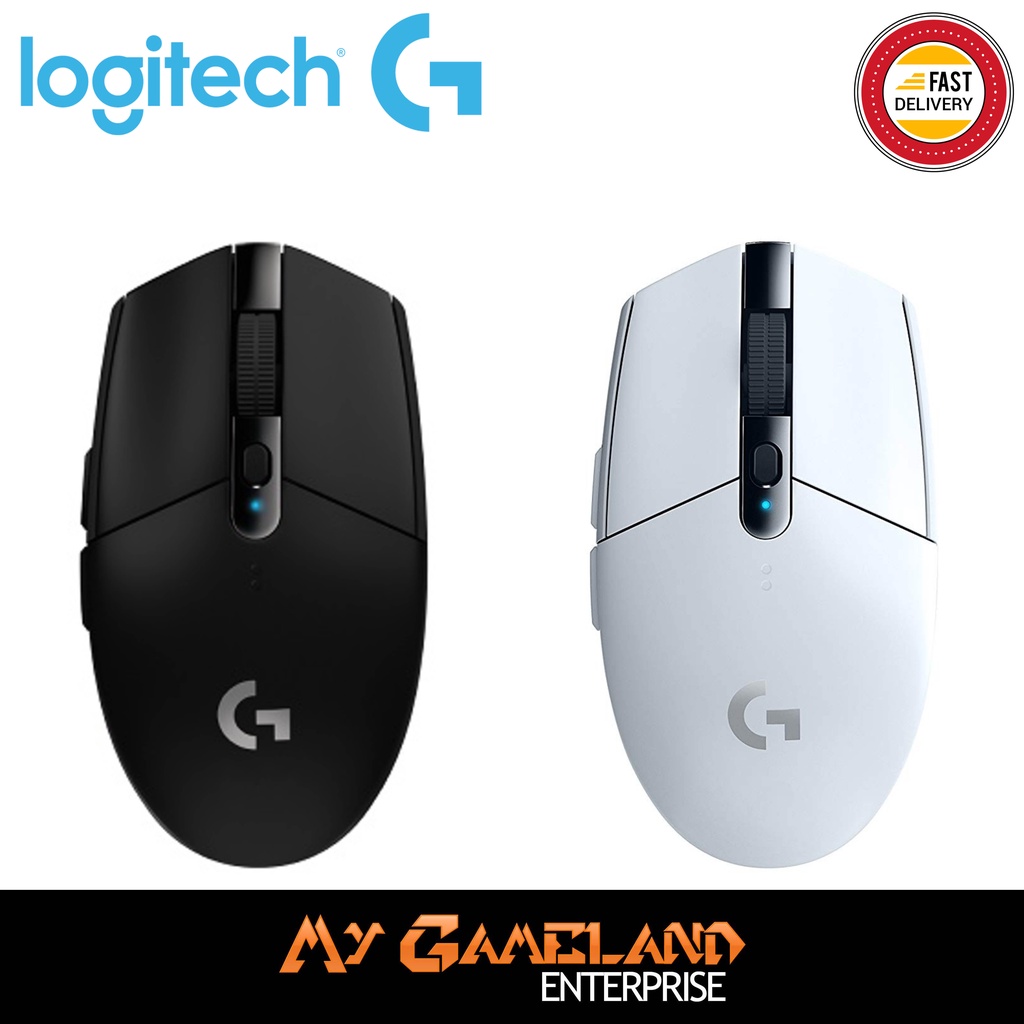 Logitech G304 Lightspeed Wireless Gaming Mouse (Black / White)(BRAND ...