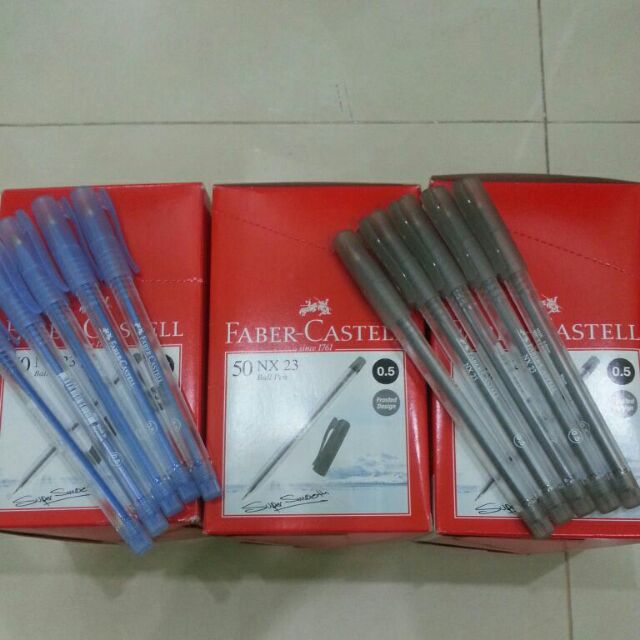 Faber Castell NX23 ball pen 10pcs / 50pcs packing pen murah pen bagus