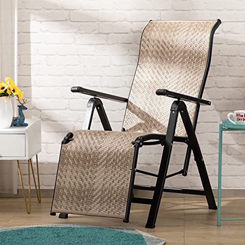 AbocoFur Rattan Folding Zero Gravity Chair for Adults, 100% ORIGINAL ...