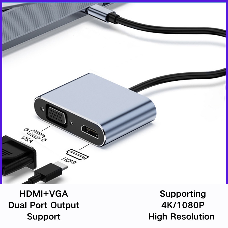 CableCreation 6ft USB 3.0 To VGA Adapter Cord, External Video Card For Windows 10/8.1/8/7, Monitor Connector, Black - View #7