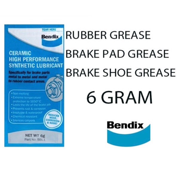 Bendix Ceramic High Performance Synthetic Lubricant / Rubber Grease ...