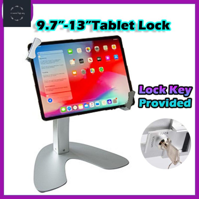 Tablet Lock Stand 10 inch Anti-theft 13