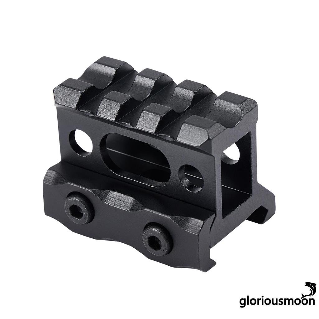 GLORIOUSMOON-3-Slot Picatinny Riser Mount, Picatinny Base Mount Metal ...