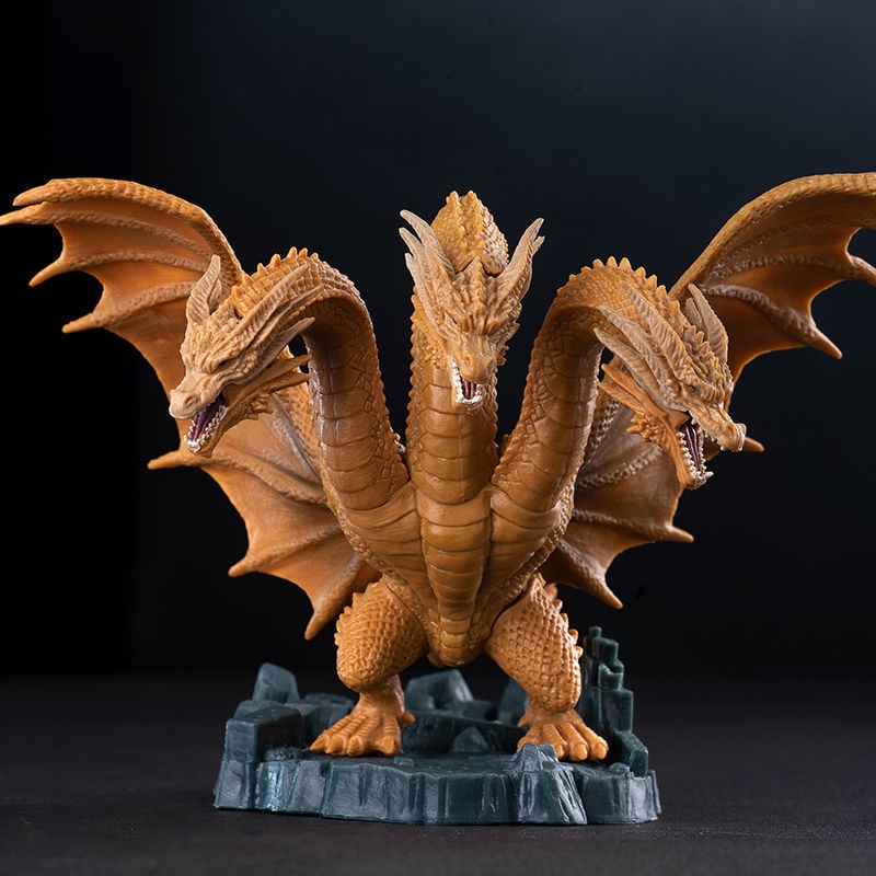 Ghidorah Kedora Three Headed Dragon Godzilla King Kong Model Monster ...