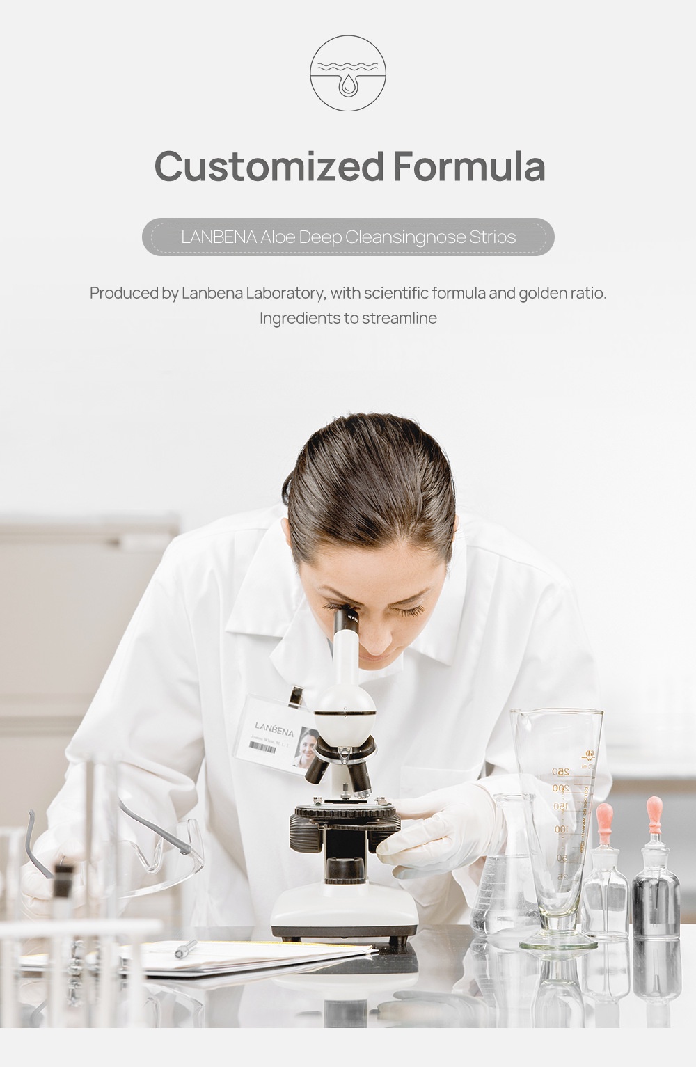 LANBENA Aloe Blackhead Remover Nose Pore Strips Deep Cleansing Nose Mask 1PCS Shopee Malaysia