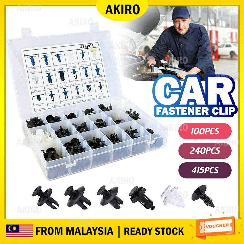 Akiro Mixed Auto Fastener Vehicle Car Bumper Clips Retainer Fastener Rivet Door Panel Fender