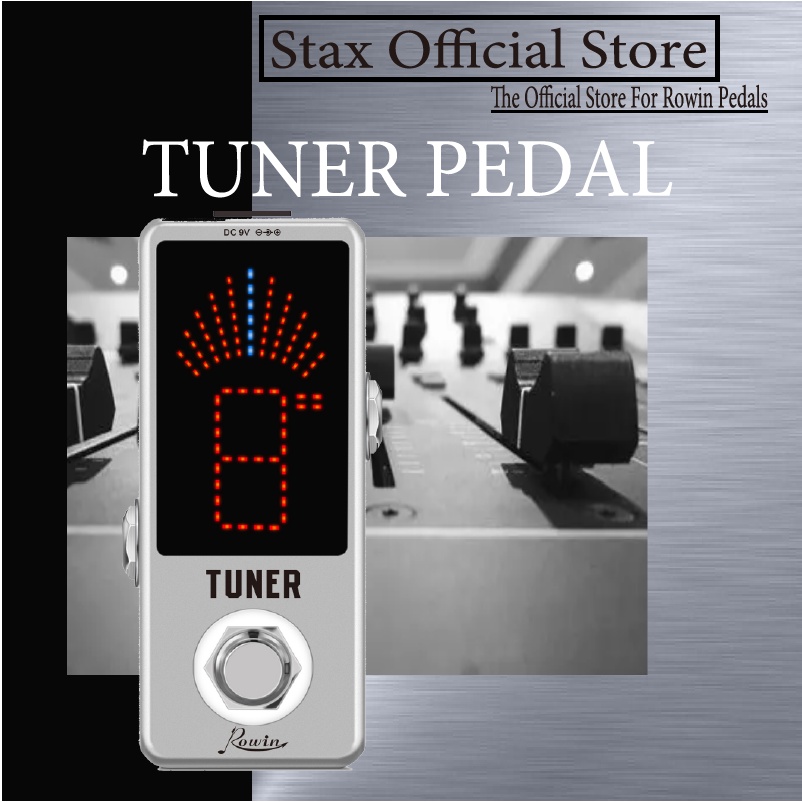 Rowin LT910 Guitar Tuner Pedal High Precision Guitar Chromatic Tuner