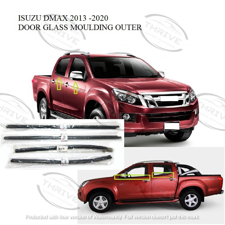 ORIGINAL ISUZU DMAX ( 2012 - 2016 ) RT50/TFS86 2/4 DR DOUBLE CAB - DOOR ...