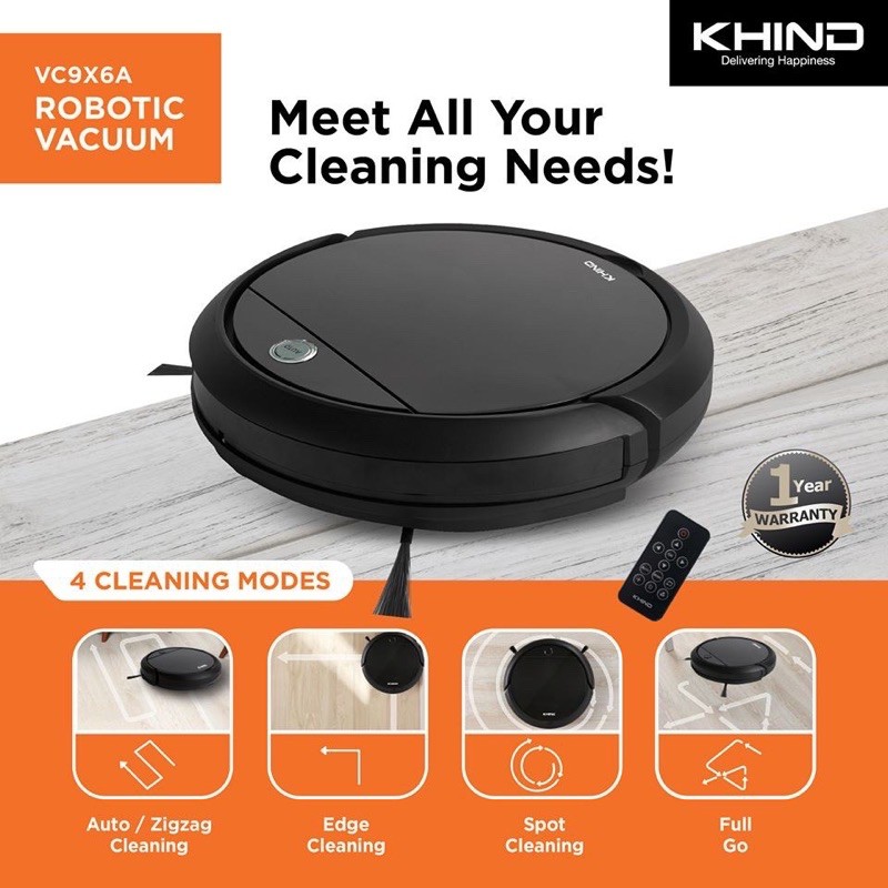 Khind Robotic Vacuum VC9X6A 🎊🎊Raya Sales Shopee Malaysia