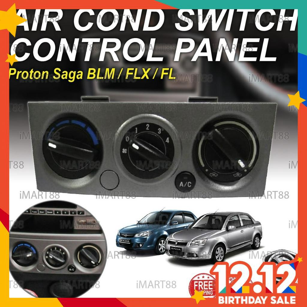 Original Proton Saga BLM FLX FL Air Cond Aircond Switch Control Panel