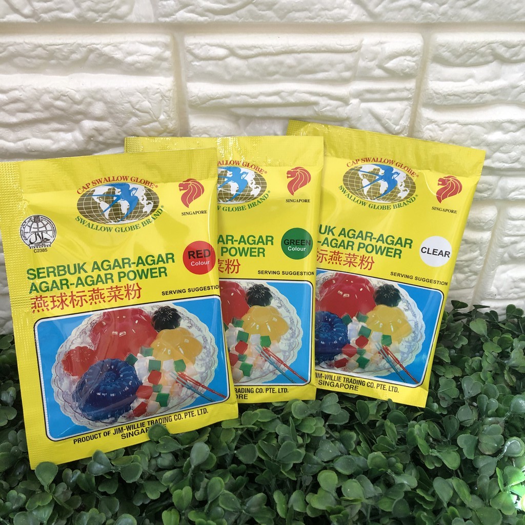SWALLOW GLOBE AGAR - AGAR POWDER / Jelly powder/燕菜精 ( 10G ) / 1PKT ...