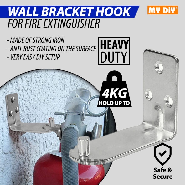 MYDIYHOMEDEPOT Universal Fire Extinguisher Bracket Fire Extinguisher