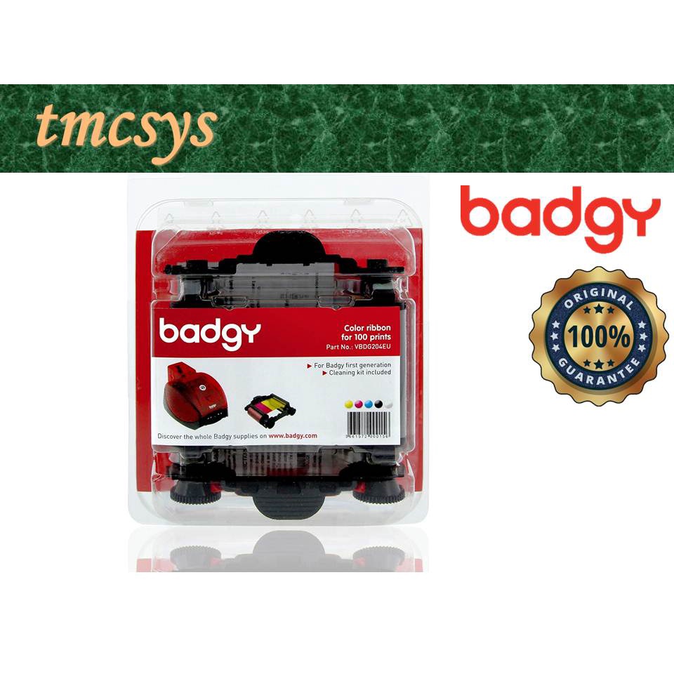 Badgy First Generation Colour Ribbon YMCKO - VBDG204EU | Shopee Malaysia