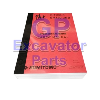 SH120-3 / SH120-3BB / SH120A3 HYDRAULIC EXCAVATOR PARTS MANUAL CATALOG ...