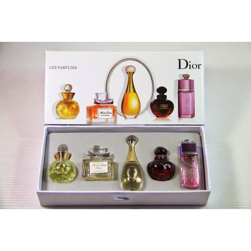 Christian Dior Les Parfums Miniature Set 5 in 1 [Each 15ml