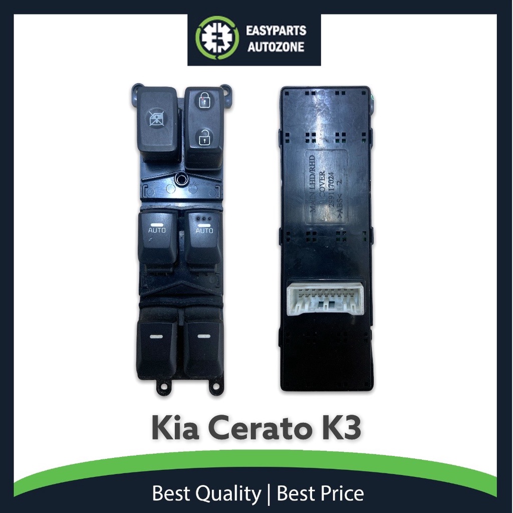 Autozone Original Used Kia Cerato k3 Window Main Switch Shopee Malaysia