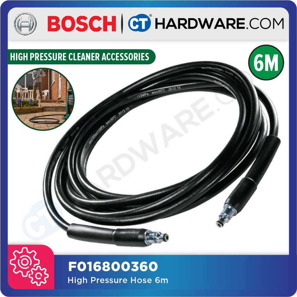 Bosch F016800360 High Pressure Hose 6m for AQUATAK 100 AQUATAK 110 AQUATAK 120 AQUATAK 125 and AQUATAK 130 Shopee Malaysia