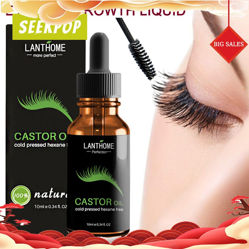 10ml Eyelash Enhancer Liquid Castor Oil Eyelash Growth Lift Lengthening