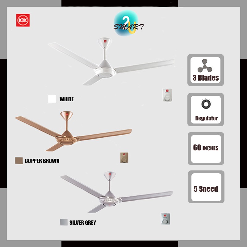 KDK Ceiling Fan KDKK15V0 / K15W0 / K15WOSL Shopee Malaysia