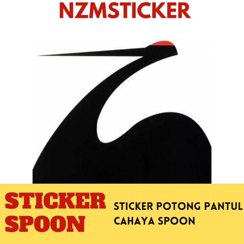 Cutting sticker Spoon logo pantul cahaya | Shopee Malaysia