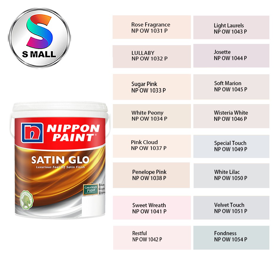(1031-1054) 1L Nippon Paint Interior Satin Glo Timeless Off-Whites ...