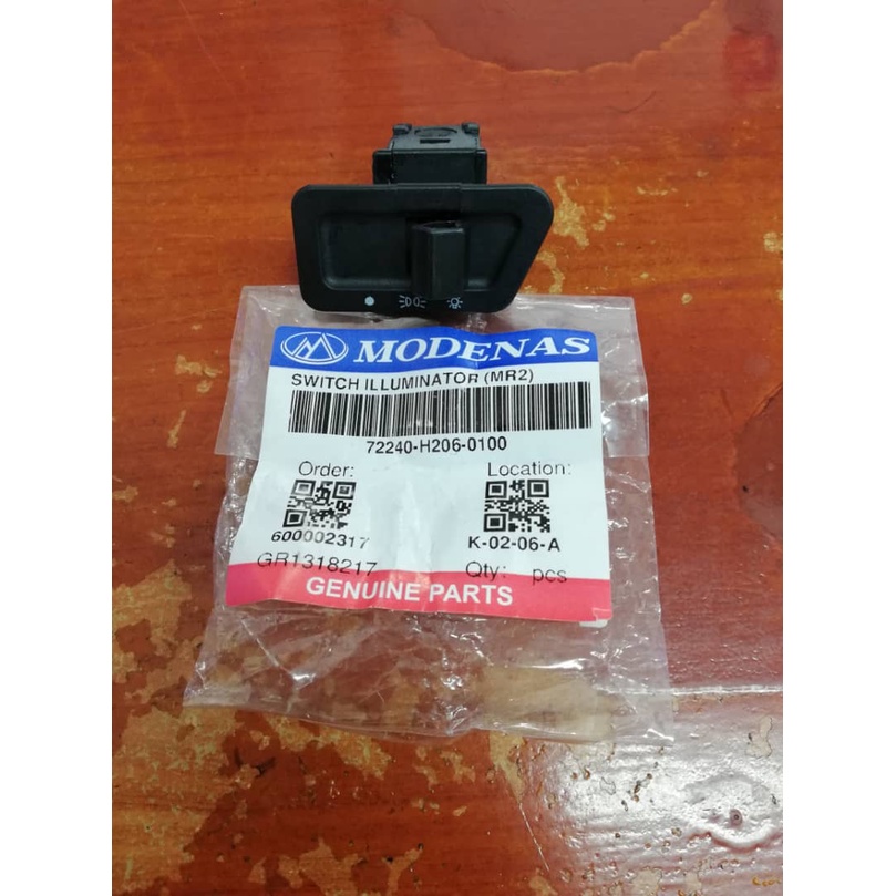 MODENAS MR2 SWITCH HORN/SWITCH ON OFF BUTTON ORIGINAL MODENAS | Shopee ...
