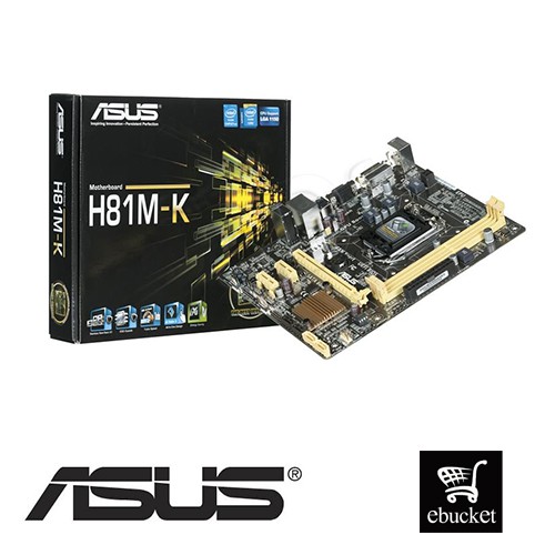 Asus H81MK LGA1150 MCPU Motherboard Shopee Malaysia