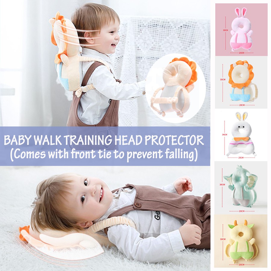 Baby walking 2024 head protection