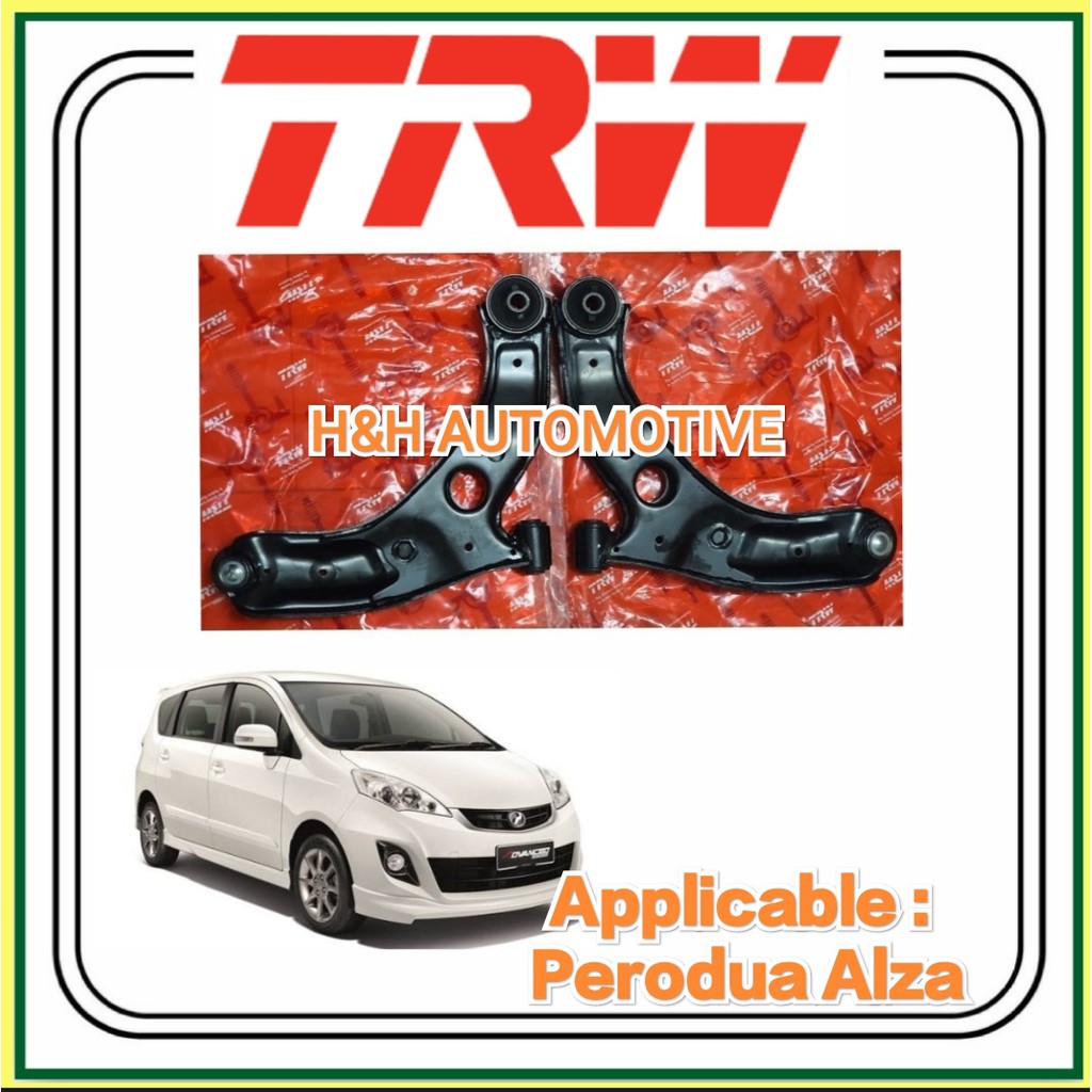 Trw Front Lower Arm For Perodua Alza Year Shopee Malaysia