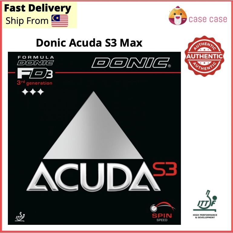 Donic Acuda S3 Spin-Elastic Inverted Table Tennis Rubber Getah Ping ...