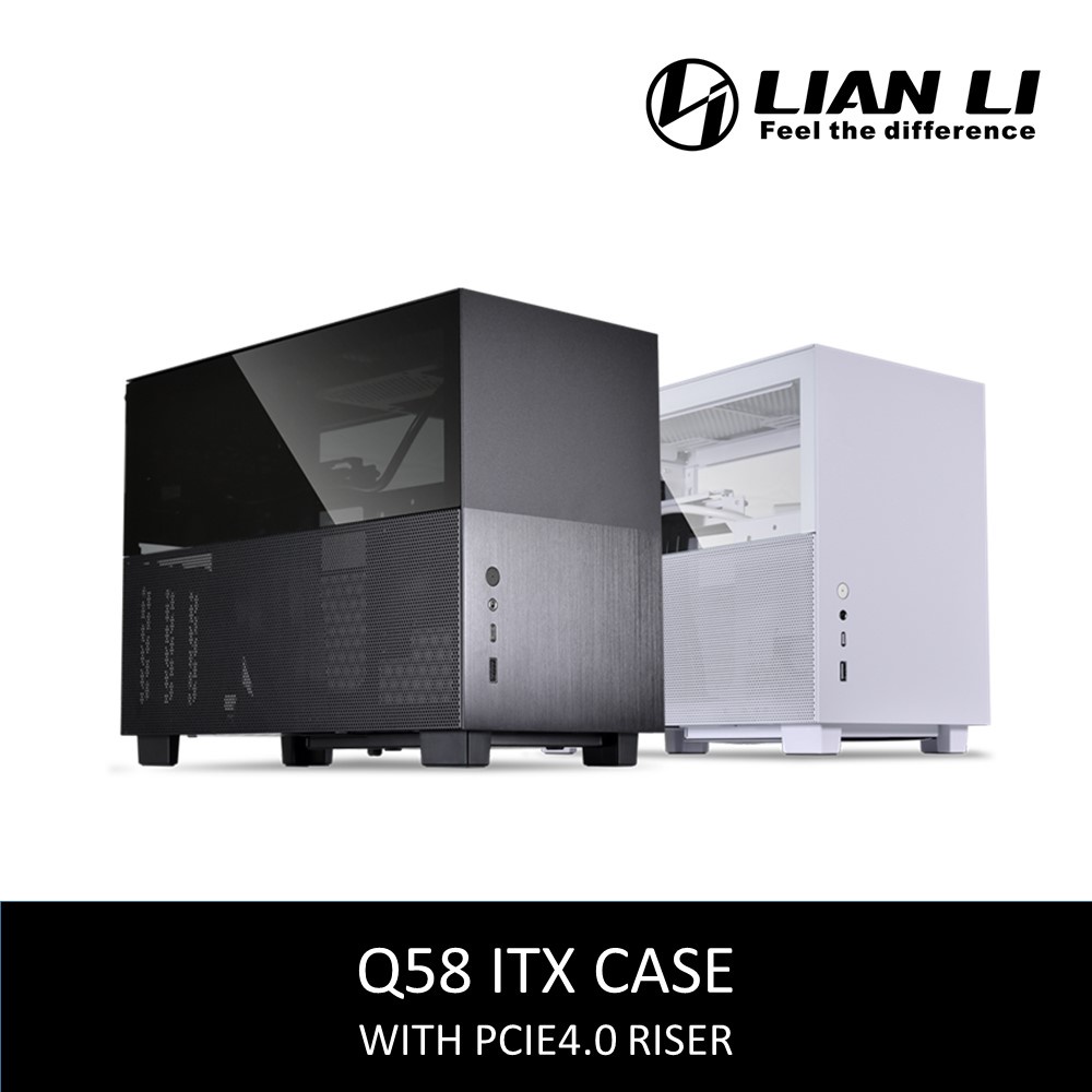 LIAN LI Q58 MINI ITX ALUMINIUM CASE WITH PCIE 4.0 RISER CABLE | Shopee ...